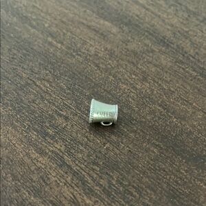 Silver Cheerleader Megaphone Charm